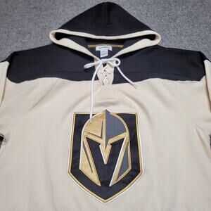Vegas Golden Knights Hoodie Adult Large Hockey Sweater Sweatshirt Ring Sleeve